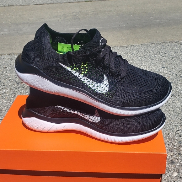 Nike Free RN Flyknit 2018 Women's Running Shoes - Picture 3 of 5